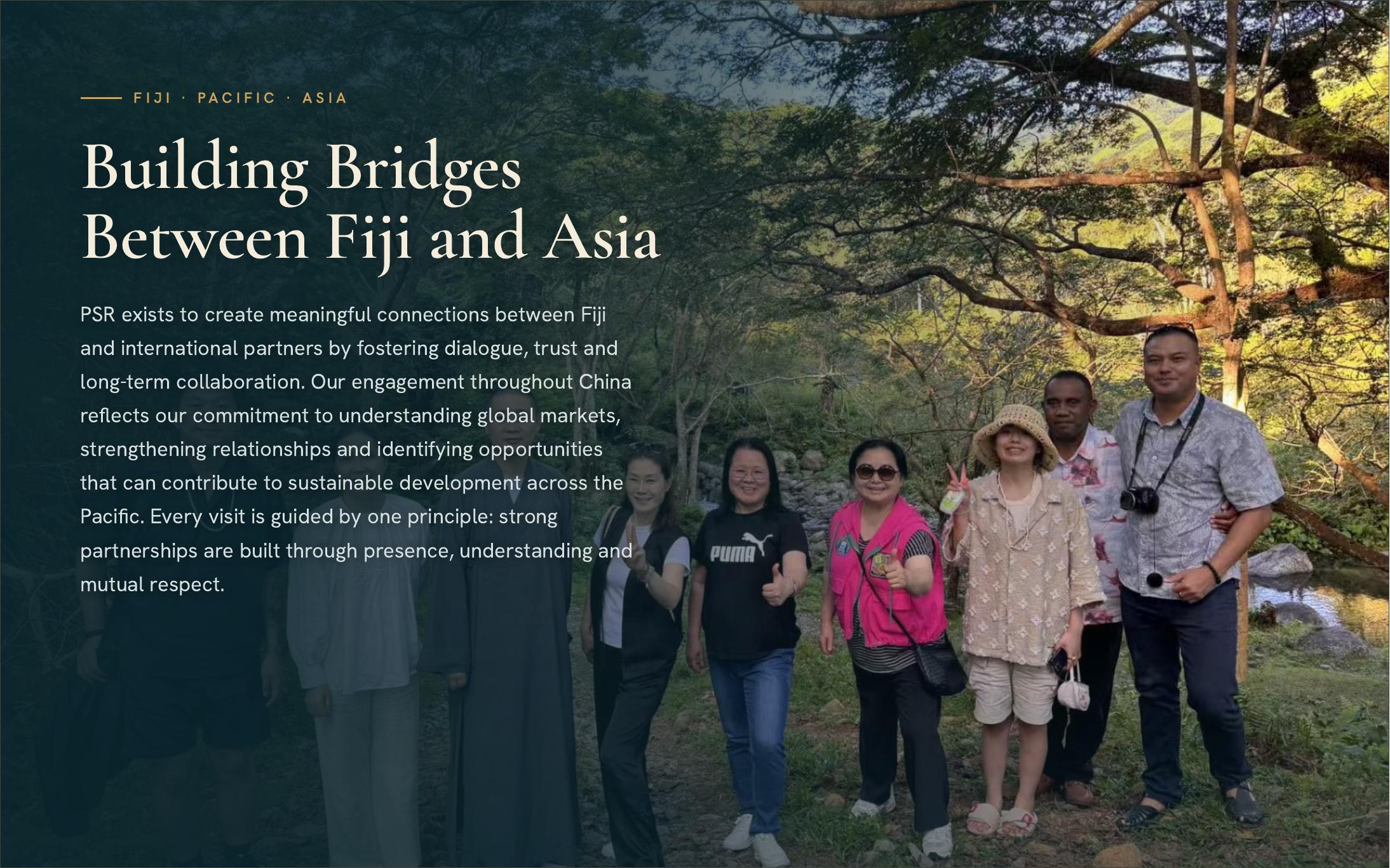 Building Bridges Between Fiji and Asia